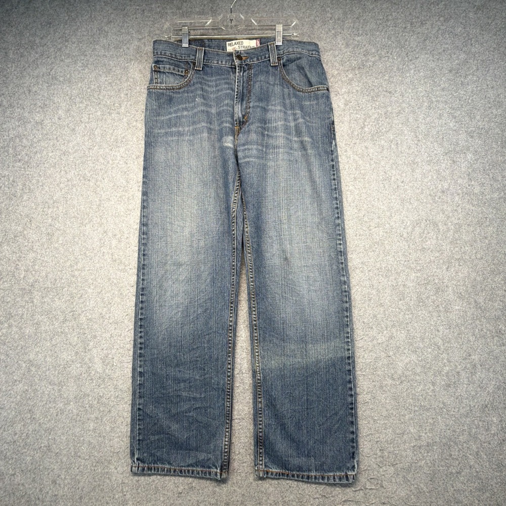 Vintage Levis Jeans 34x32 (Fits 34x30) Blue 559 Baggy Y2K